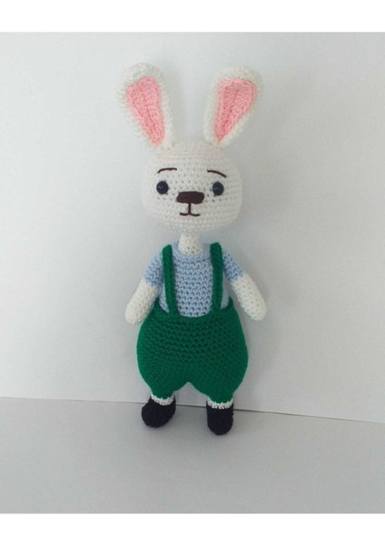 Pofidik Tavşan Amigurumi Organik Oyuncak 1 Adet