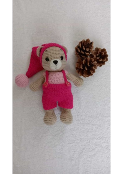 Elite Amigurumi Şapkalı Ayıcık 1 Adet