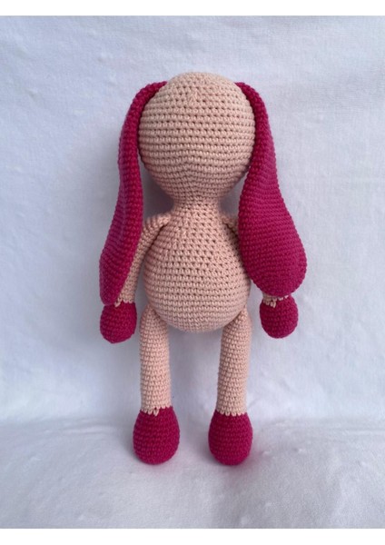 Amigurumi Hediyelik Yeni Doğan ve Doğum Günü Uzun Kulak Tavşan 1 Adet fırsatları