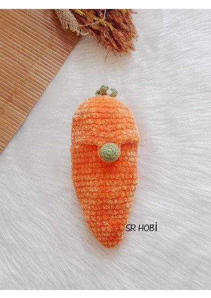 Amigurumi Kadife Havuçlu Tavşan Oyun Arkadaşı 1 Adet fırsatları