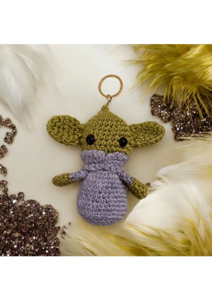 Elite Amigurumi Bebek Yoda Anahtarlık 1 Adet