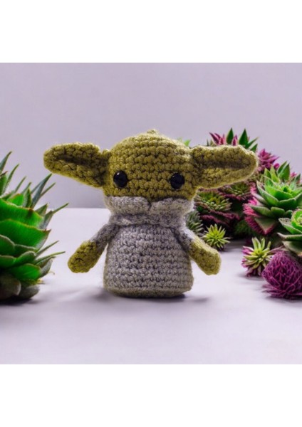 Elite Amigurumi Bebek Yoda Anahtarlık 1 Adet
