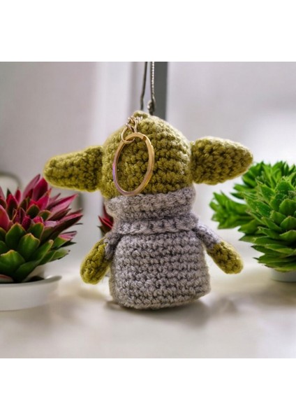 Elite Amigurumi Bebek Yoda Anahtarlık 1 Adet