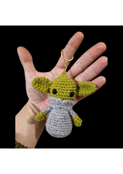 Elite Amigurumi Bebek Yoda Anahtarlık 1 Adet