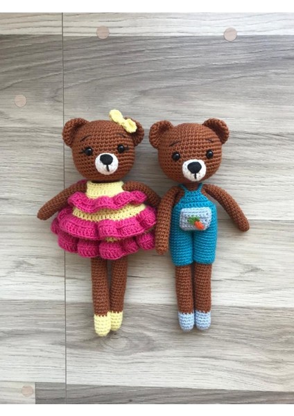 Elite Ella & Bobo Uyku Arkadaslari - Amigurumi Oyuncak 1 Adet