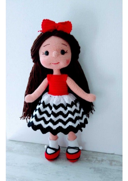 Şirin Karnaval Bebek Amigurumi Organik Oyuncak 1 Adet