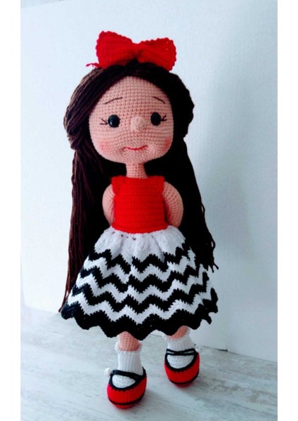 Şirin Karnaval Bebek Amigurumi Organik Oyuncak 1 Adet modelleri