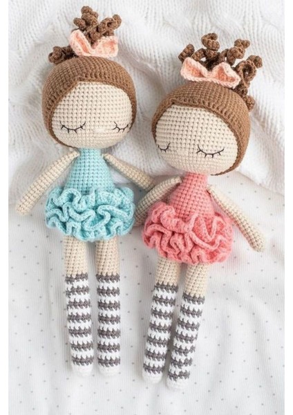 Elite Amigurumi Oyuncak Balerin Bebek 1 Adet
