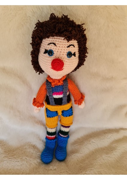 Amigurumi Oyuncak Örgü Palyaço Bebek 1 Adet fiyatları