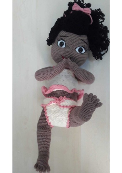 Yağmur Bebek Amigurumi Organik Oyuncak 1 Adet