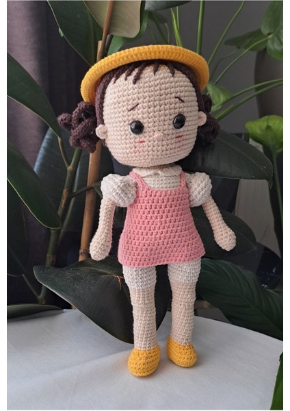 Mei ve Totoro Çift Hediye Figür Amigurumi Oyuncak 1 Adet