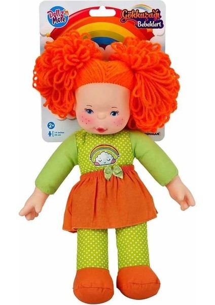 Elite 23457 Rengarenk Sevimli Uyku Arkadaşım Gökkuşağı Oyuncak Bebek 35 cm 1 Adet