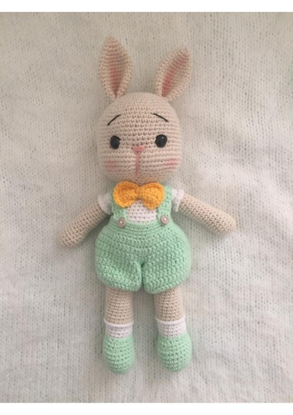 Bay Tavşan Monami Amigurumi Organik Oyuncak 1 Adet