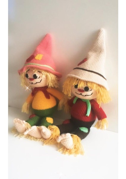 Şirin Korkuluklar Takımı Amigurumi Organik Oyuncak 1 Adet