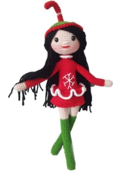 Yılbaşı Kızı Amigurumi Organik Oyuncak 1 Adet fiyatları