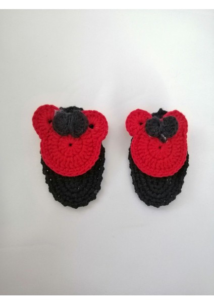 Amigurumi Klips Toka El Örgüsü 2'li Mickey Mouse Model 1 Adet