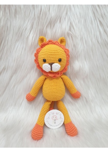 Elite Amigurumi Örgü Aslan Uyku Arkadaşı 1 Adet