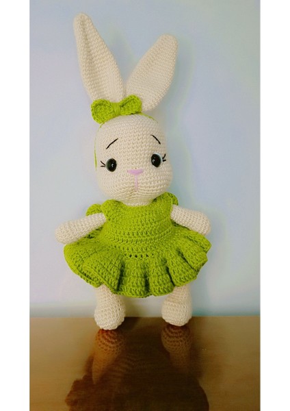 Ami̇gurumi̇ Tombi̇k Tavşan Oyun Arkadaşi (25-30 cm Arasi) 1 Adet