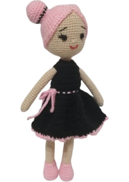 Siyah Küpe Çiçeği Amigurumi Organik Oyuncak 1 Adet fiyatları