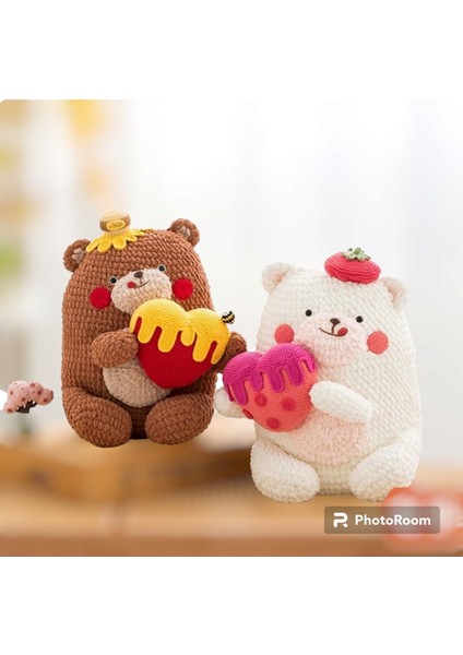 Amigurumi Oyuncak Kadife Sevimli Ayıcık ... Dekor Yastık... Sevimli Ayıcık 1 Adet fiyatları