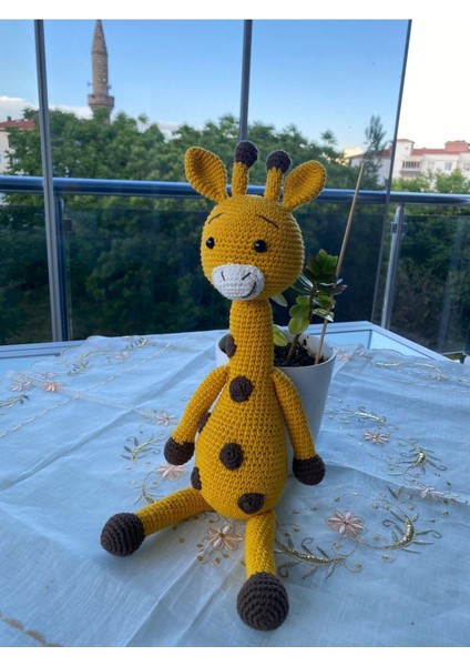 Benekli Zürafa Amigurumi Organik Oyuncak 1 Adet fiyatları