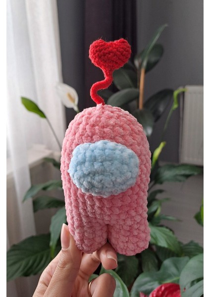 Among Us -Amongus Amigurumi Örgü Figür Peluş Oyuncak Figür 1 Adet fırsatları