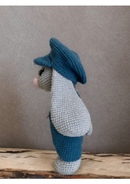 Elite Amigurumi Sevimli Tulumlu Tavşan 30CM 1 Adet