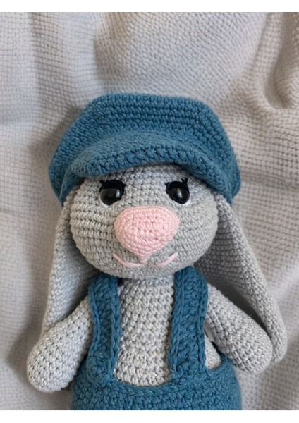 Elite Amigurumi Sevimli Tulumlu Tavşan 30CM 1 Adet