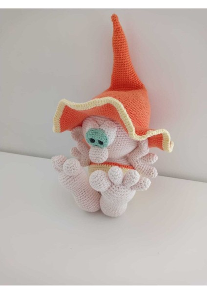 Şapkalı Orman Cücesi Amigurumi Organik Oyuncak 1 Adet fiyatları