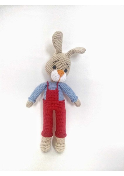Tavşan Harry Amigurumi Organik Oyuncak 1 Adet