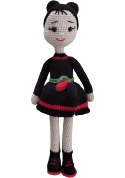 Kara Dut Bebek Amigurumi Oyuncak 1 Adet