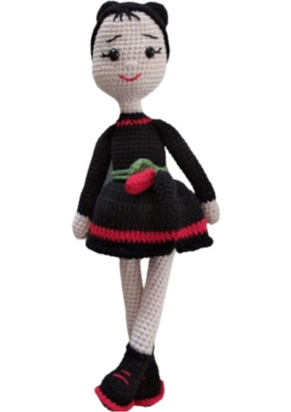Kara Dut Bebek Amigurumi Oyuncak 1 Adet