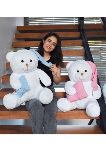 Elite Yastıklı Uyku Arkadaşı 80 cm Peluş Ayıcık, Oyun ve Uyku Arkadaşı Oyuncak 1 Adet