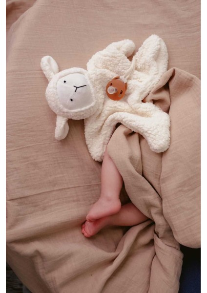Elite Çocuk Bebek Uyku Arkadaşı Emzik Askılı Mely Kuzu 40 cm 1 Adet