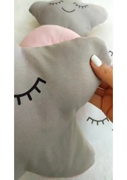Elite Bebek & Çocuk Odası Bulut Dekoratif Yastık Uyku Arkadaşı Kırık Beyaz 1 Adet