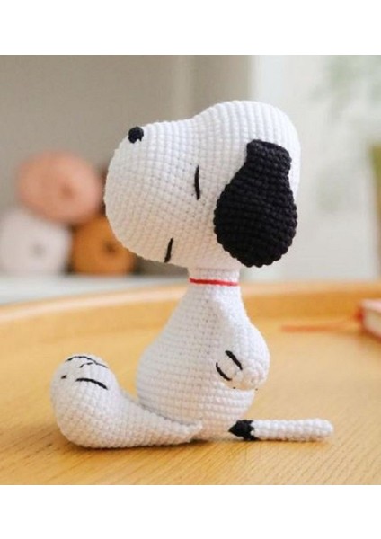 Amigurumi SNOOPY(20cm) & Woodstock(9cm) Sağlıklı Oyuncak (El Örgüsüdür) 1 Adet