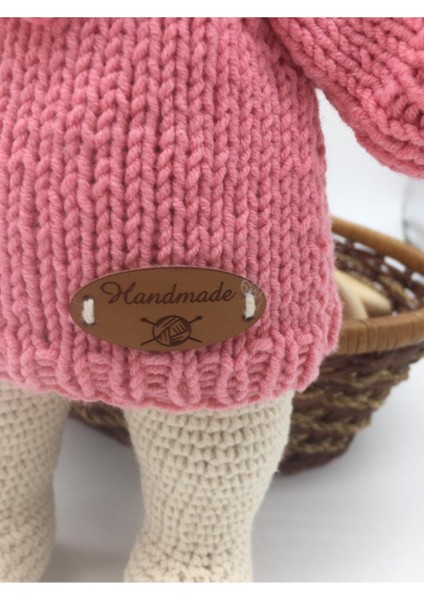 Elite Amigurumi Pembe Uyku Arkadaşı Ayıcık 30 cm 1 Adet