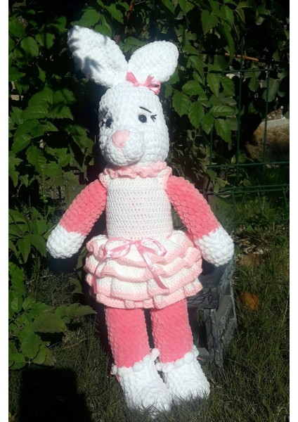 Elite Uyku Arkadaşı Organik Oyuncak Amigurumi Pembe Tavşan 1 Adet fiyatları