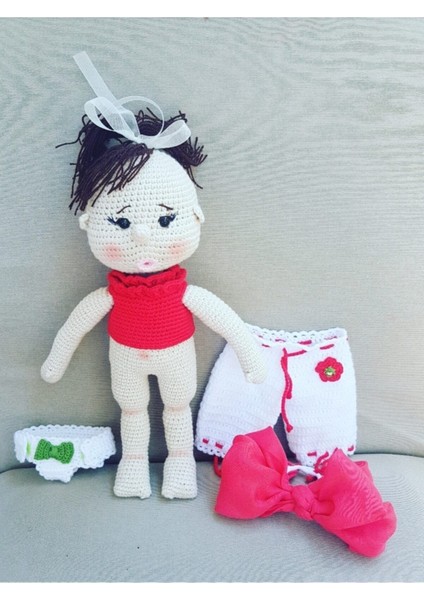Fatoş Bebek Amigurumi Organik Oyuncak 1 Adet