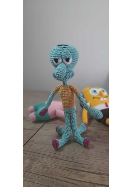 Elite Amigurumi Squidward (Ahtapot) 1 Adet