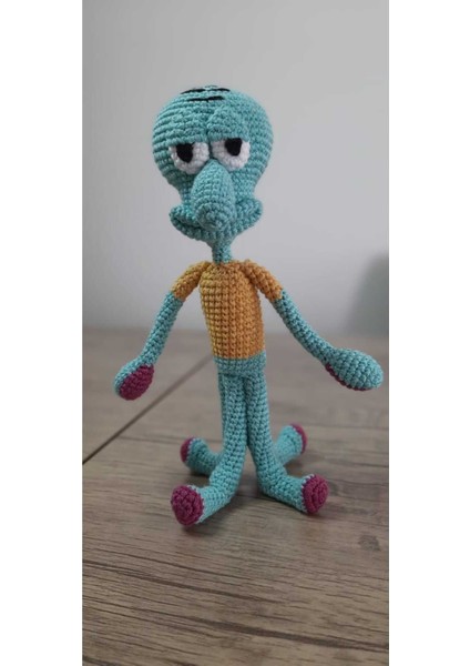 Elite Amigurumi Squidward (Ahtapot) 1 Adet