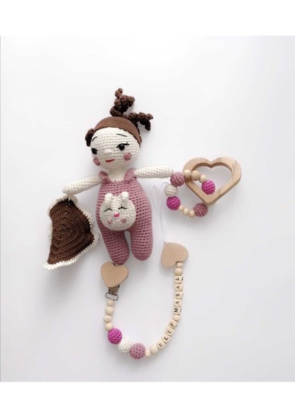 Lora Uyku Arkadaşı Seti Amigurumi Organik Oyuncak 1 Adet