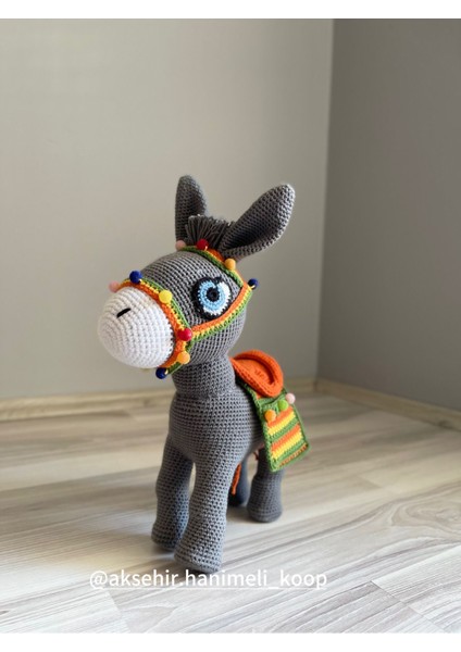 Amigurumi Eşek Oyun Arkadaşı 1 Adet