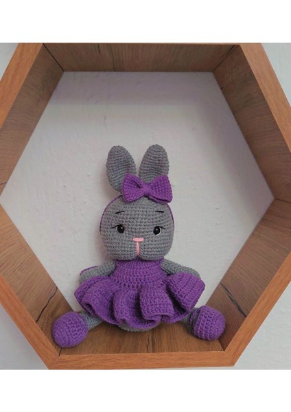 Elite Amigurumi Gri Tavşan 1 Adet