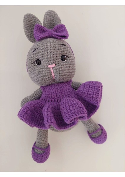 Elite Amigurumi Gri Tavşan 1 Adet
