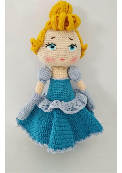 Hanım Bebek Amigurumi Organik Oyuncak 1 Adet