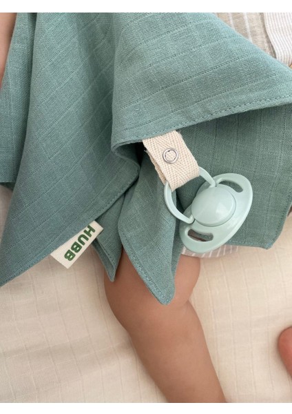 Elite Müslin Uyku Arkadaşı Doğal Kumaş , Mini Yeşili 1 Adet