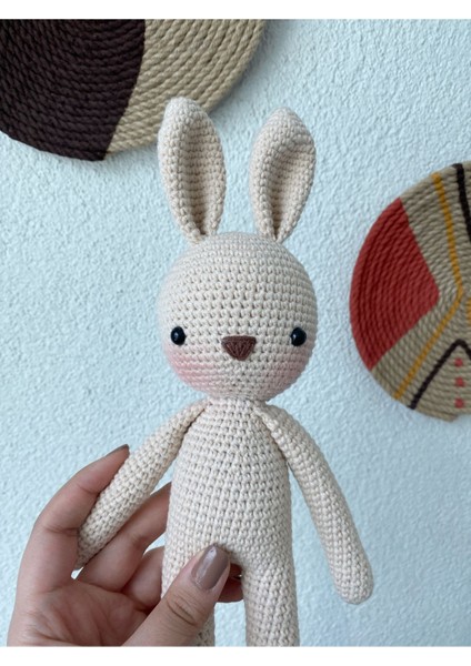 Elite Amigurumi Uyku Arkadaşı Tavşan, Oyuncak Tavşan, El Yapımı Uyku Arkadaşı 1 Adet fırsatları