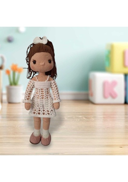 Lina Bebek Kumral Bebek Amigurumi Örgü 1 Adet