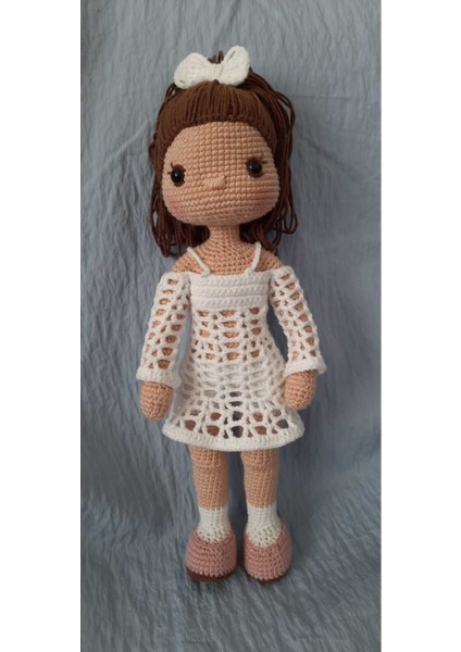 Lina Bebek Kumral Bebek Amigurumi Örgü 1 Adet modelleri